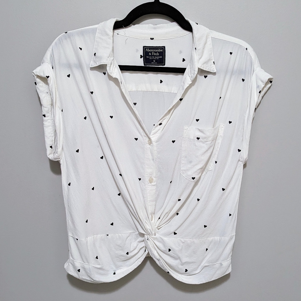 Twist front blouse